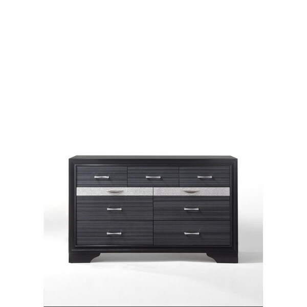 Gfancy Fixtures 17 x 63 x 39 in. Black Wood Dresser GF3097490 - main